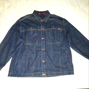 Vintage 1990's Urban Wear MECCA Band Denim Jacket Size 1XXX